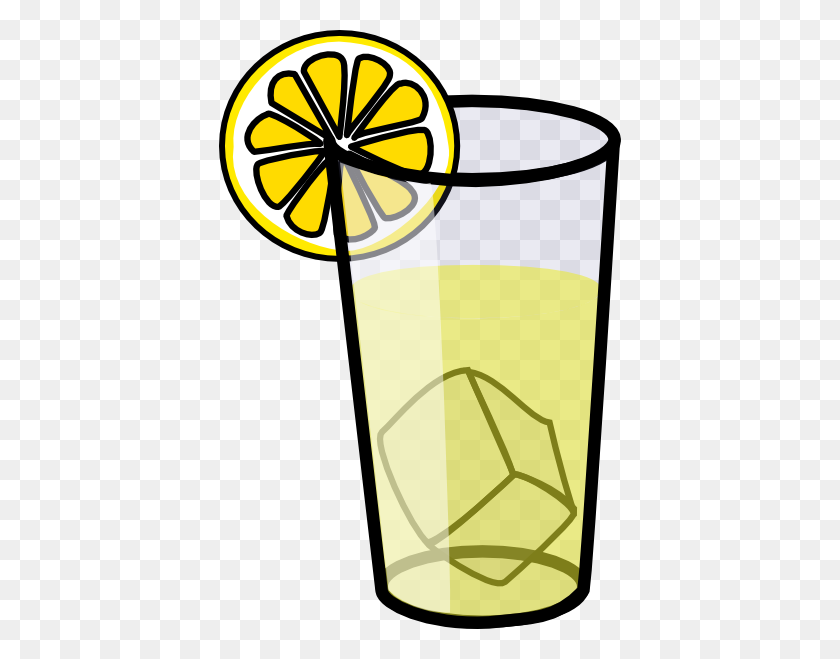 402x599 Download Lemonade Clipart - Lemonade Stand Clipart