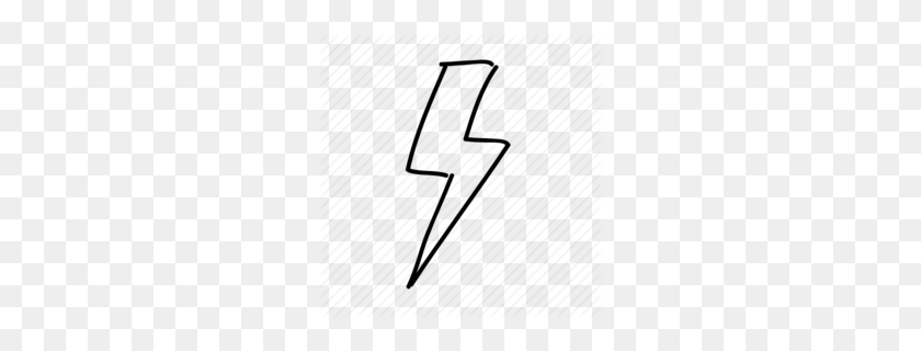 260x260 Download Lightning Bolt Drawing Png Clipart Drawing Lightning Clip - Bolt PNG