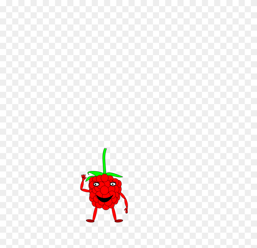 530x750 Скачать Line Art Raspberry Fruit - Raspberry Clipart