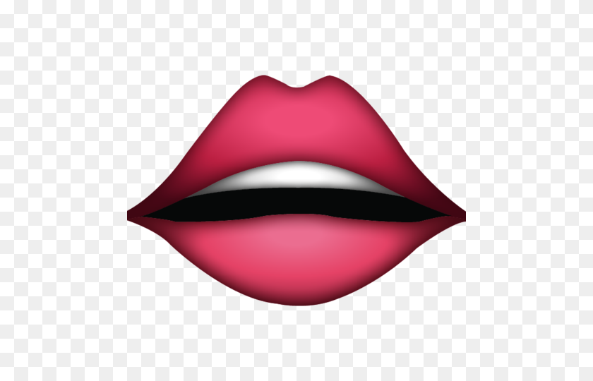480x480 Download Lips Emoji Icon Emoji Island - Lips Emoji PNG