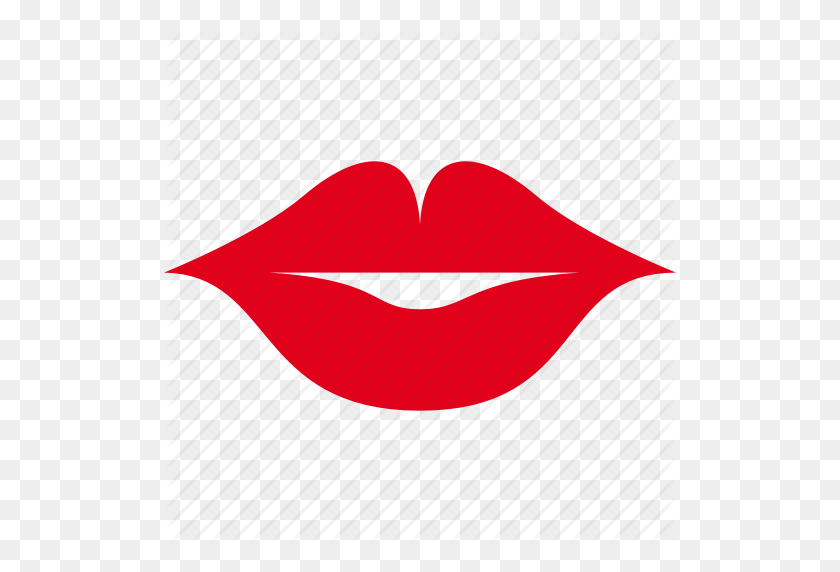 512x512 Download Lips Icon Clipart Desktop Wallpaper Emoticon Clip Art - Smile Mouth Clipart