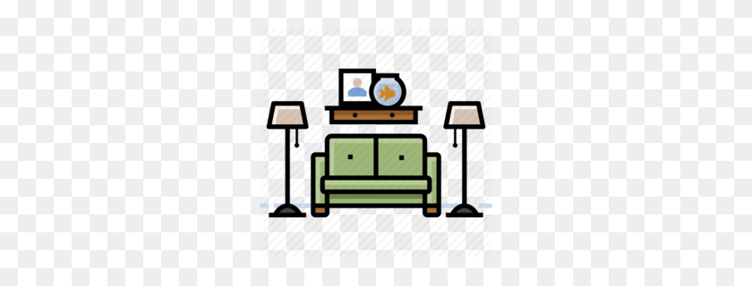 260x260 Download Living Room Icon Png Clipart Living Room Clipart Room - Technology In The Classroom Clipart