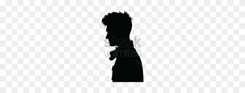 260x260 Download Man Side Silhouette Clipart Silhouette Clip Art - Man Sitting Clipart