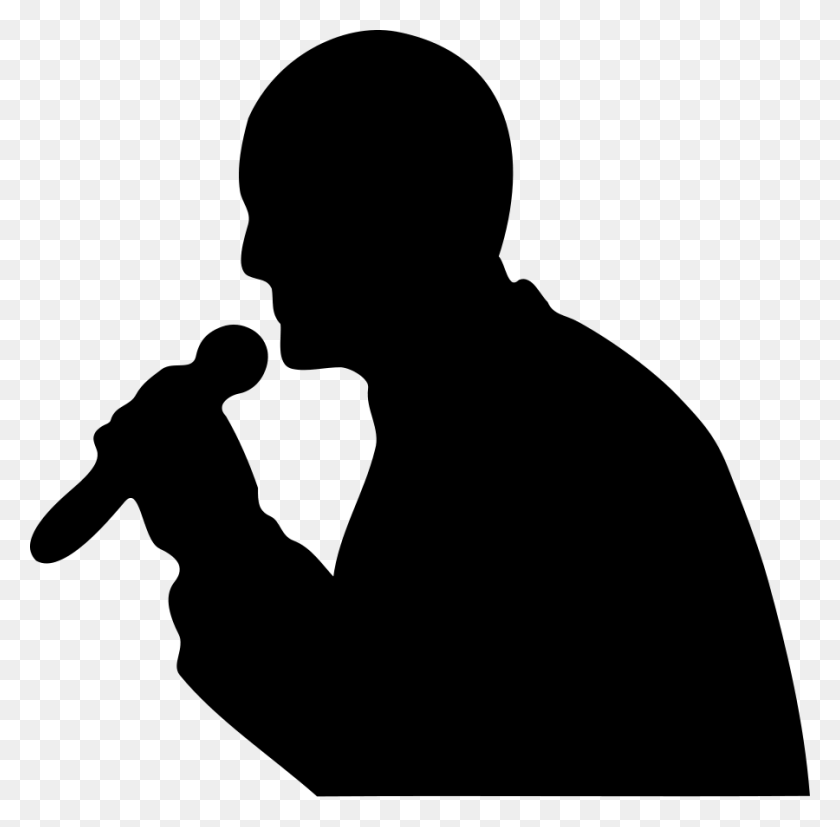 900x885 Download Man With A Microphone Clipart - Microphone Vector PNG