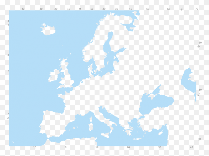 900x653 Скачать Карту Европы Вектор Бесплатный Клипарт Карта Европы Клип - Фон Океан Клипарт