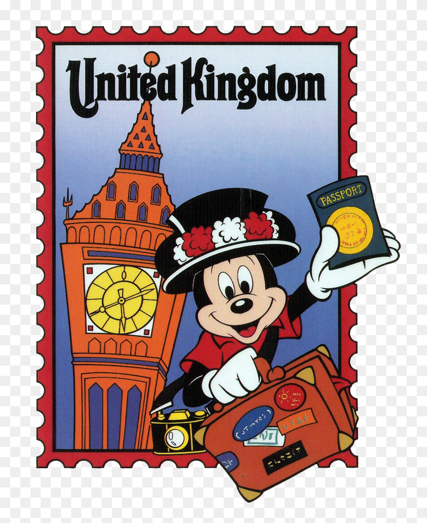 744x970 Download Mickey Mouse Stamp Png Clipart Mickey Mouse Clip Art - Mickey Mouse Clipart Free