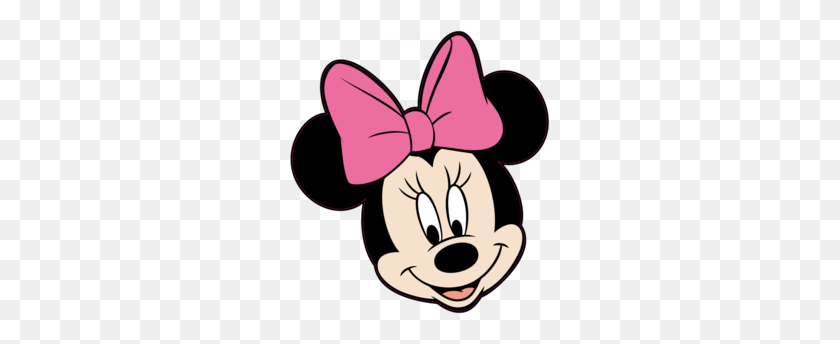 260x284 Descargar Minnie Mouse Face Clipart Minnie Mouse Mickey Mouse - Baby Minnie Mouse Clipart