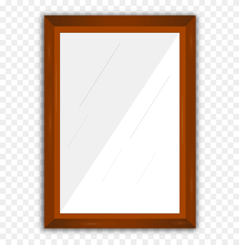 588x800 Download Mirror Clipart Mirror Clip Art Mirror, Square - Bathroom Clipart Free