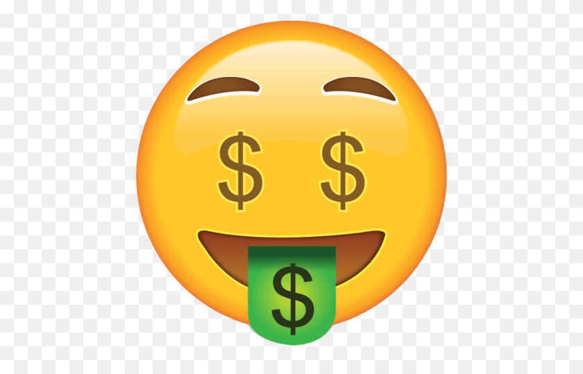 480x480 Download Money Face Emoji Icon Emoji Party Emoji, Emoticon, Money - Sad Face Emoji PNG