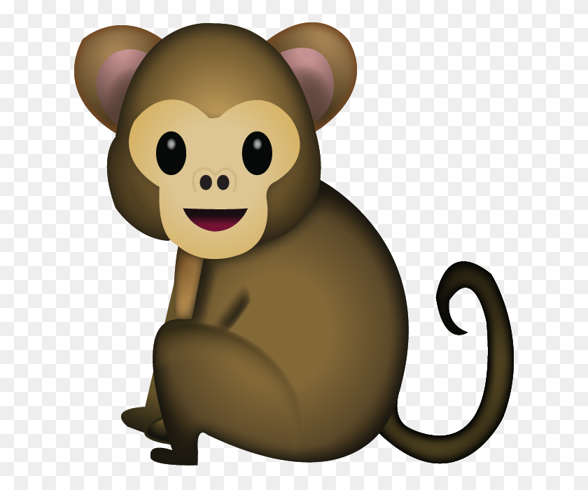 640x640 Download Monkey Emoji Icon Emoji Island - Monkey Emoji PNG