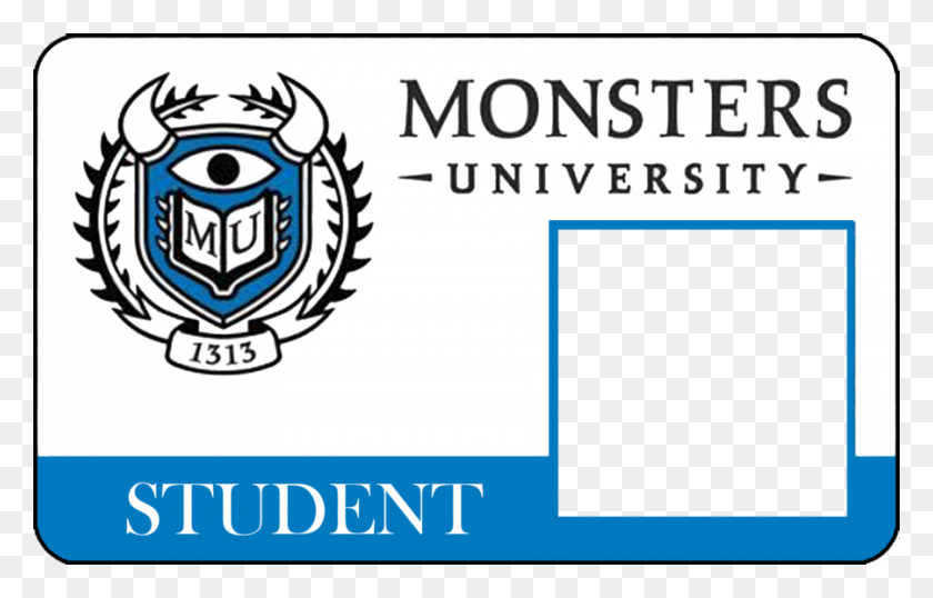 900x552 Download Monsters University Id Card Clipart Mike Wazowski - Mike Wazowski Clipart