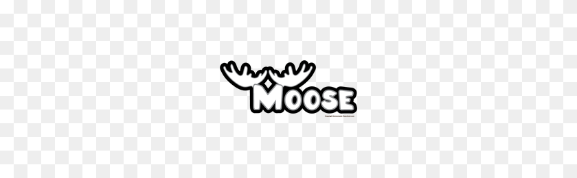 200x200 Download Moose Category Png, Clipart And Icons Freepngclipart - Moose Silhouette PNG