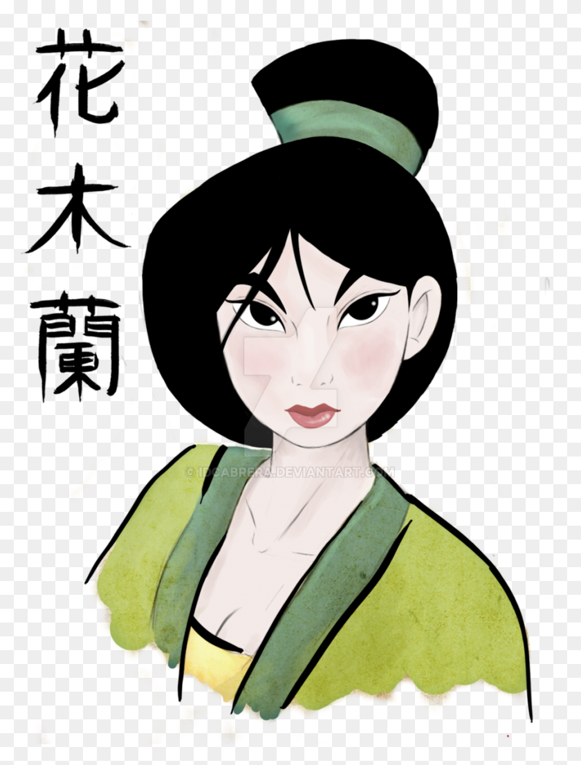 900x1207 Скачать Мулан, Написанную Китайским Клипартом Fa Mulan Mushu Woman - Chinese Girl Clipart