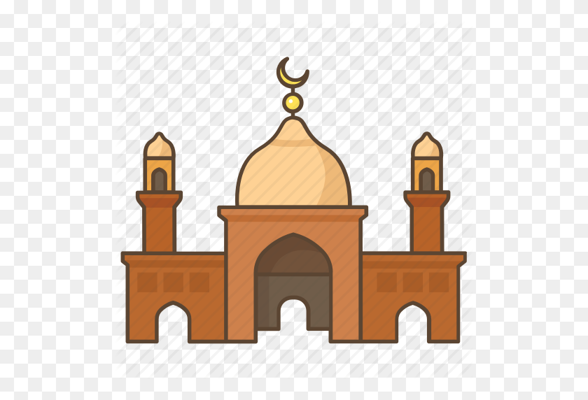 512x512 Скачать Мусульманский Храмовый Клипарт Мечеть Исламский Клип-Арт Мечеть - Поклонение Клипарт