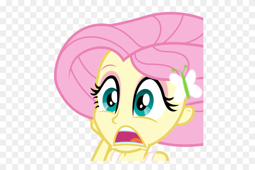 500x500 Descargar My Little Pony Equestria Girls Angry Fluttershy Clipart - Angry Teacher Clipart