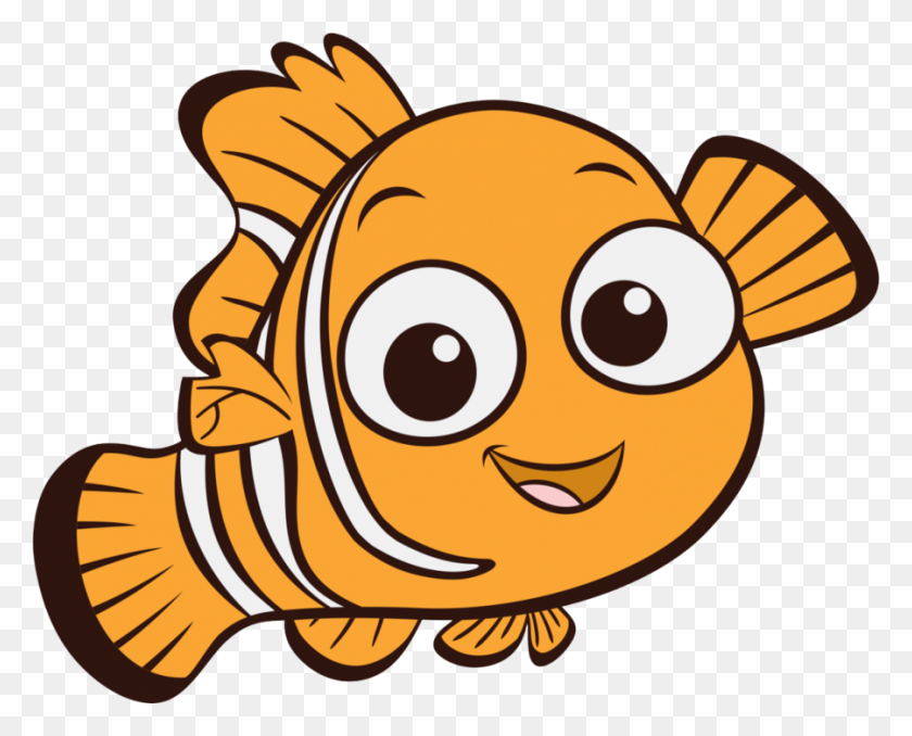 900x714 Скачать Немо Клипарт Марлин В Поисках Немо Картинки Марлин - Оранжевая Рыба Клипарт