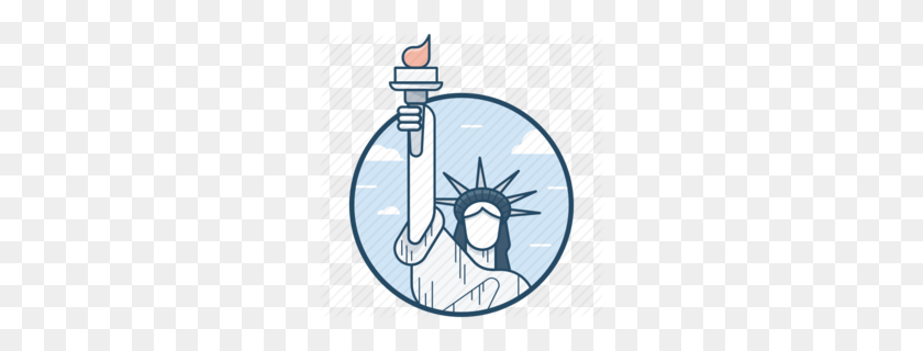 260x260 Download New York City Icon Clipart Statue Of Liberty Computer - Statue Of Liberty Clipart