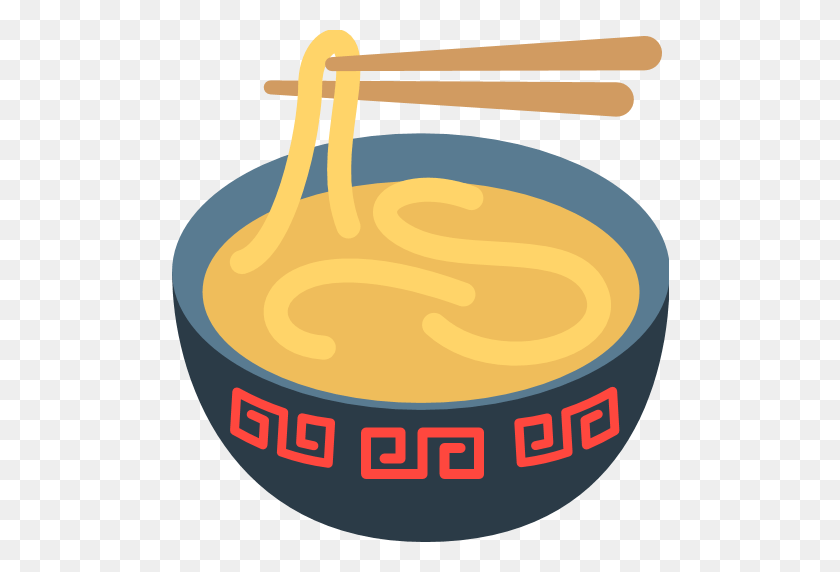 512x512 Descargar Fideos Emoji Png Clipart Ramen Cocina Japonesa Asiática - Comida Asiática Clipart