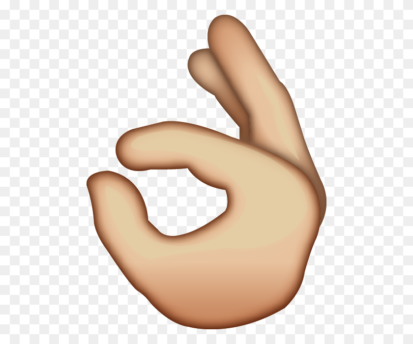 640x640 Download Ok Hand Sign Emoji Icon Emoji Island - Ok Sign Emoji PNG