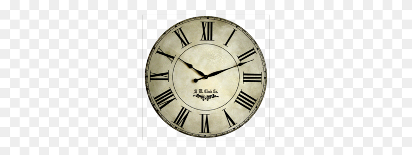 260x257 Download Old Clock Clipart Mantel Clock Clock Face - Timer Clipart