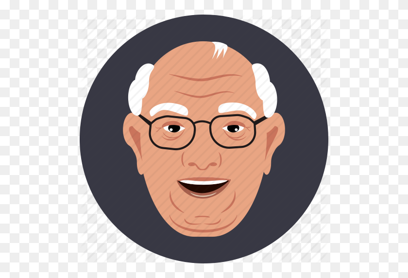 512x512 Download Old Man With Glasses Icon Clipart Computer Icons Avatar - Gingerbread House Clipart Free