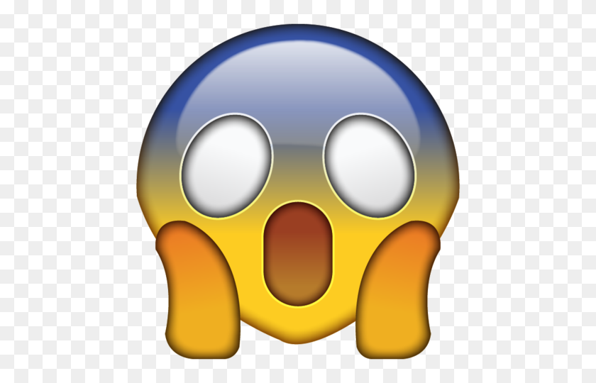 480x480 Download Omg Face Emoji Icon Emoji Island - Shock Emoji PNG