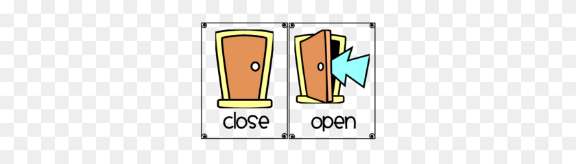 Download Open And Close Worksheets For Preschool Clipart Door - Open ...