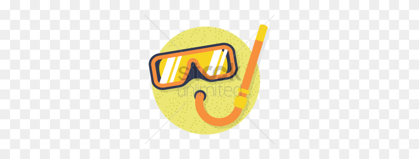 260x260 Download Orange Clipart Goggles Clip Art Illustration, Yellow - Aviator Glasses Clipart