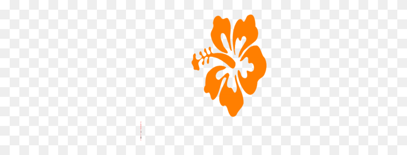 260x260 Download Orange Hibiscus Clip Art Clipart Hawaiian Hibiscus Clip Art - Luau Party Clipart