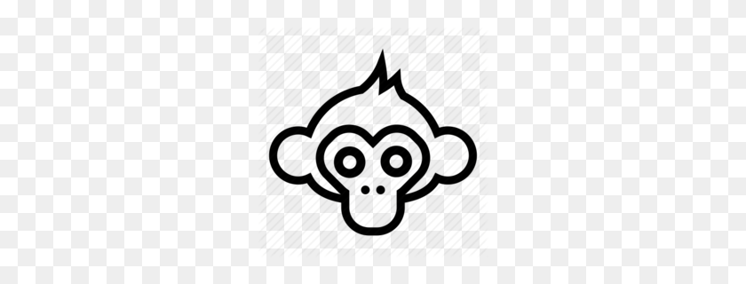 260x260 Descargar Orangután Cara Png De Dibujos Animados Clipart Chimpancé Orangután - Babero Clipart