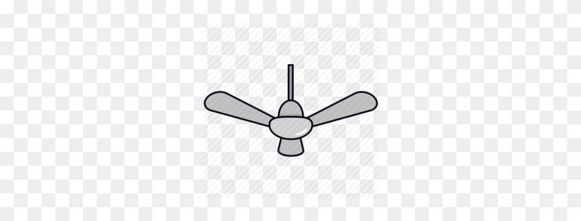 260x260 Download Outline Image Of Fan Clipart Ceiling Fans Clip Art - Ceiling Fan Clipart