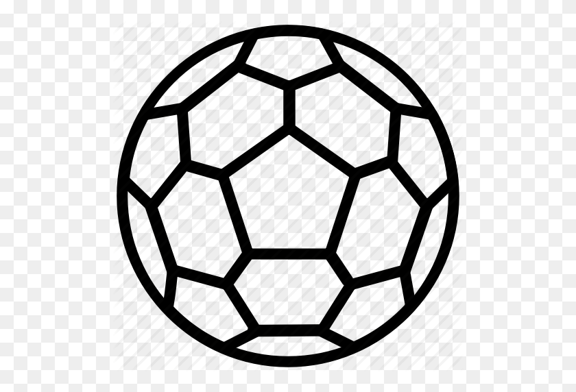 512x512 Download Outline Of A Football Clipart Ball Clip Art Ball - Football Outline Clipart