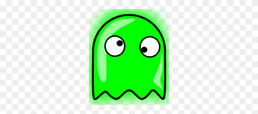 260x312 Download Pacman Ghost Green Clipart Ms Pac Man Pac Mania - Pacman Ghosts PNG