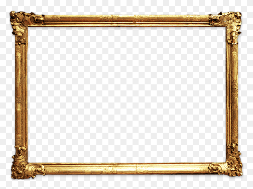 899x654 Download Painting Frame Png Clipart Picture Frames - Gold Frame PNG