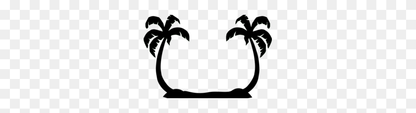 259x169 Download Palm Trees Black And White Clipart Palm Trees Clip Art - Tree Clipart Black And White No Leaves