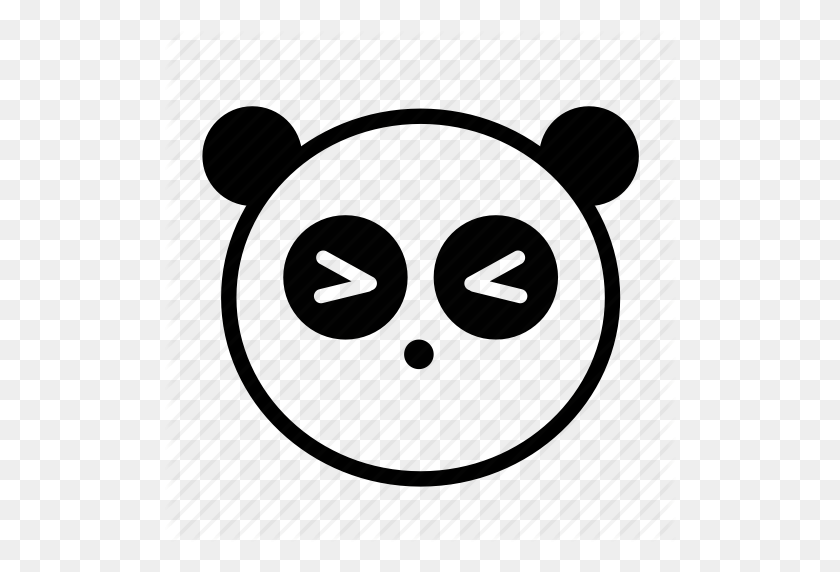 512x512 Download Panda Cartoon Head Clipart Giant Panda Clip Art Bear - Panda Face Clipart
