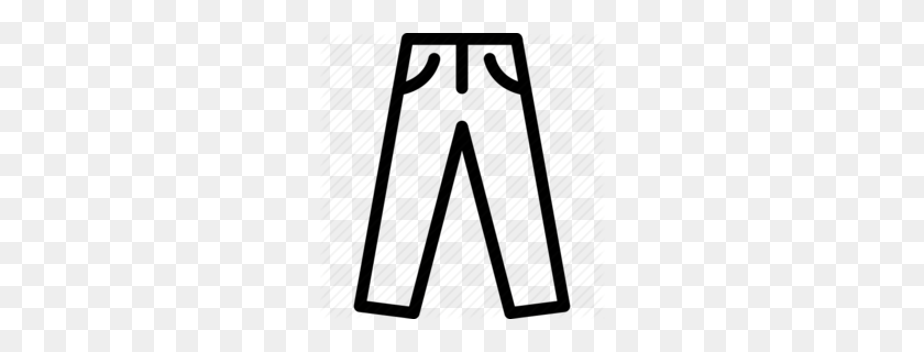 260x260 Download Pants Icon Clipart Pants Clothing Jeans Pants, Clothing - Pants Clipart Black And White