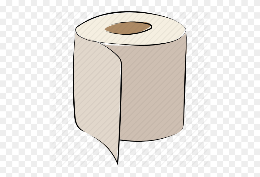 512x512 Download Paper Clipart Kitchen Paper Towel Paper, Toilet - Toilet Paper Clipart