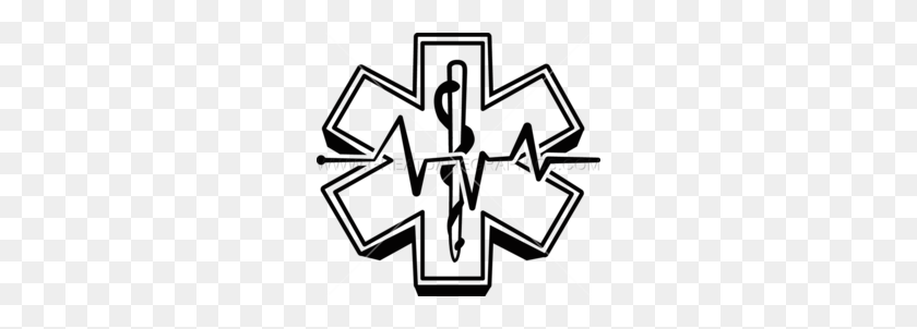 260x242 Download Paramedic Logo Black And White Clipart Emergency Medical - Sombrero Clipart Black And White