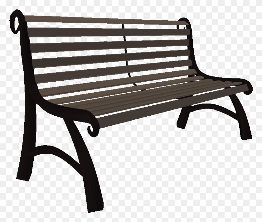 800x669 Download Park Bench Png - Park Bench PNG