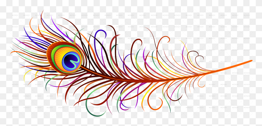 4156x1842 Download Peacock Feather Free Png Transparent Image And Clipart - Peacock Clipart Free