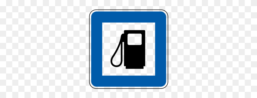 260x260 Download Petrol Pump Sign Board Clipart Filling Station Gasoline Fuel - Gas Station PNG