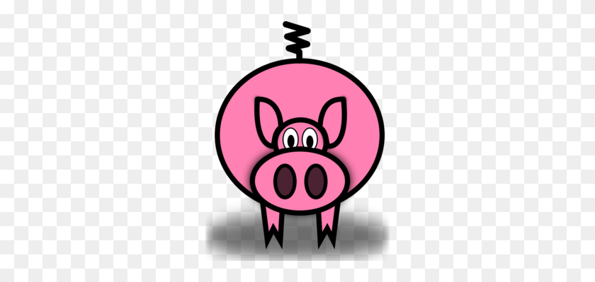 260x339 Download Pig Clip Art Clipart Pig Roast Clip Art Pig, Pink - Geography Clipart