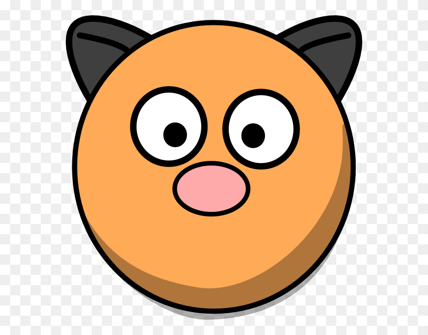 582x598 Download Pig Face Clipart Pig Clip Art Pig, Drawing, Nose, Smile - Pig Nose Clipart