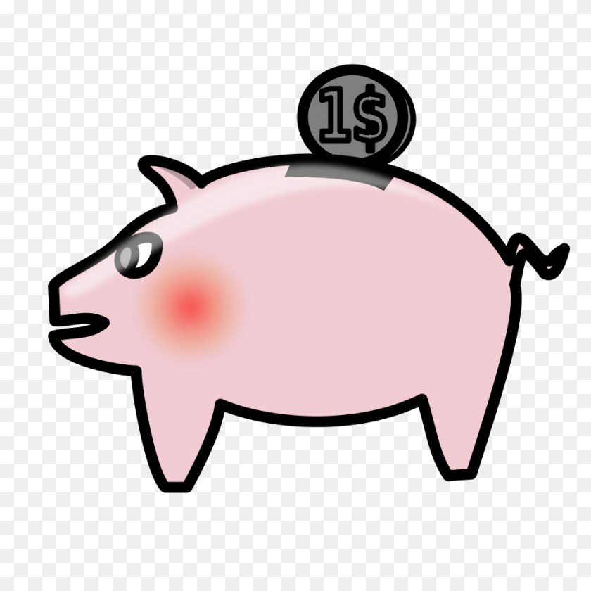 900x900 Download Piggy Bank Clipart - Piggy Bank PNG