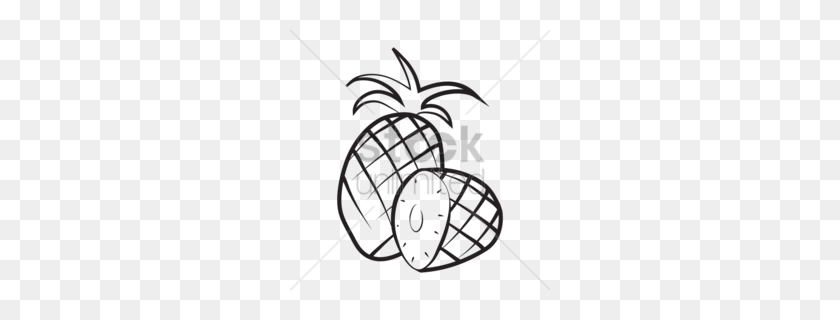 260x260 Download Pineapple Clipart Drawing Clip Art Drawing, Pineapple - Pineapple Clipart