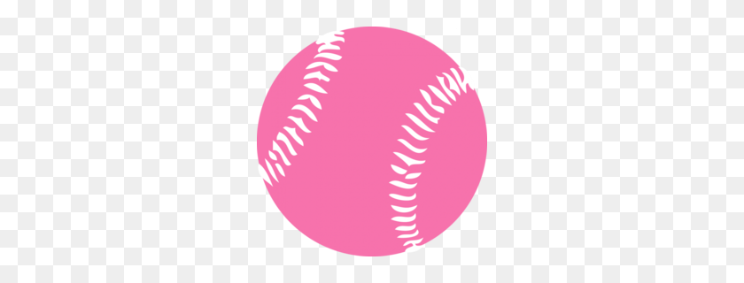 260x260 Download Pink Baseball Clipart Softball Baseball Clip Art - Softball Glove Clipart