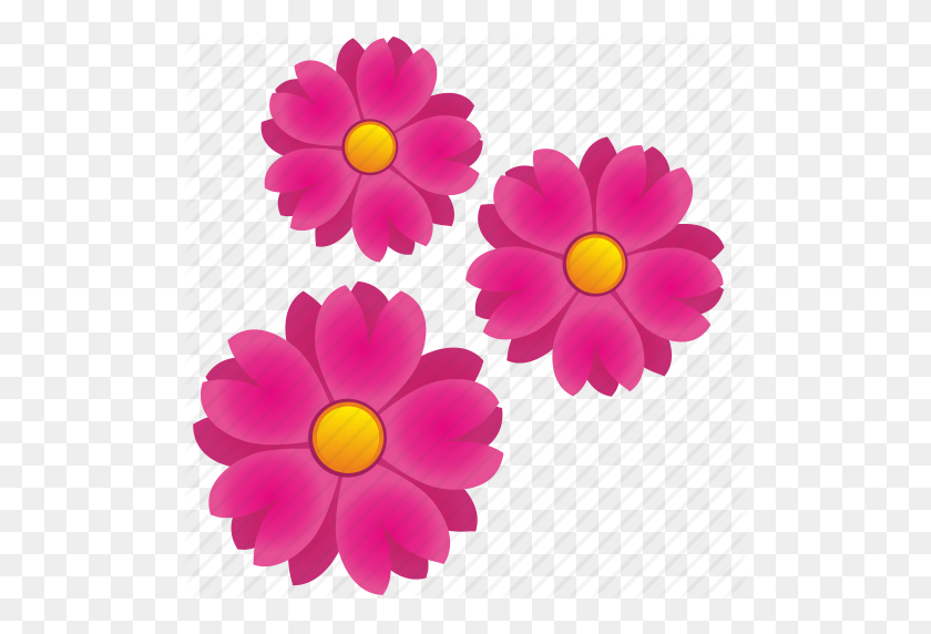512x512 Download Pink Flower Icon Png Clipart Computer Icons Clip Art - Dahlia Clipart