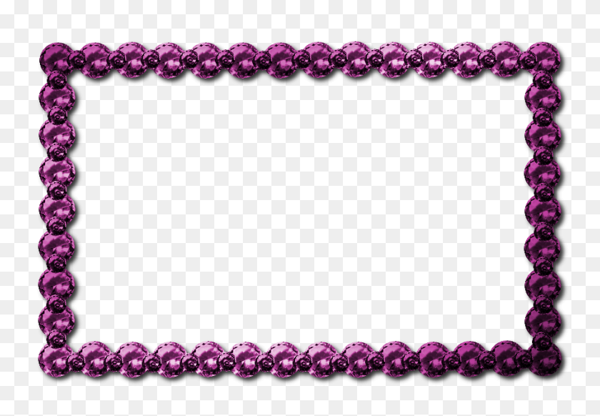 898x601 Descargar Pink Jewel Border Png Clipart Clipart Purple, Necklace - Purple Border Clipart Clipart