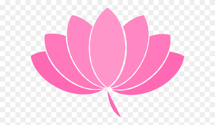 600x430 Download Pink Lotus Flower Clipart - Lotus Flower PNG